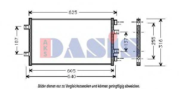 Конденсатор, кондиционер AKS DASIS 925486