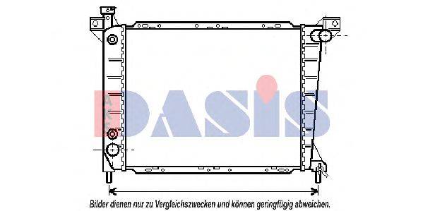 Радиатор, охлаждение двигателя AKS DASIS 1812601