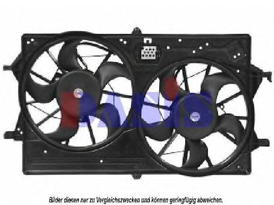 Вентилятор, охлаждение двигателя AKS DASIS 1883201