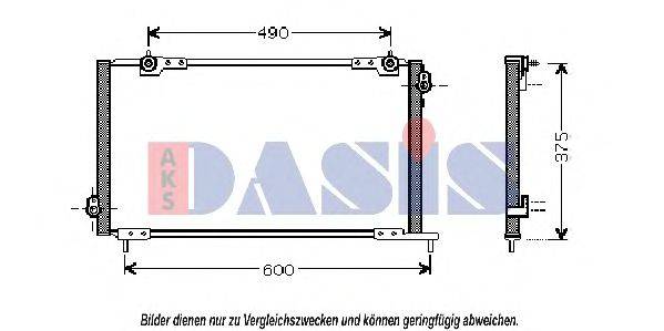 Конденсатор, кондиционер AKS DASIS 102160N