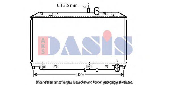 Радиатор, охлаждение двигателя AKS DASIS 33029