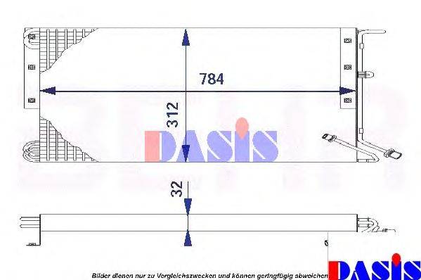 Конденсатор, кондиционер AKS DASIS 134240N