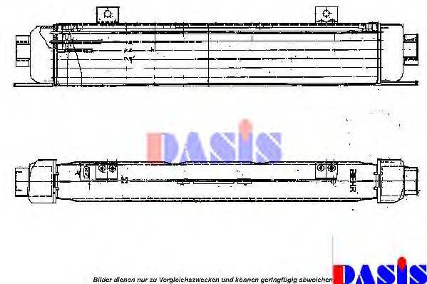 масляный радиатор, двигательное масло AKS DASIS 136510N