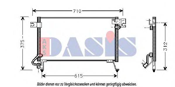 Конденсатор, кондиционер AKS DASIS 142000N