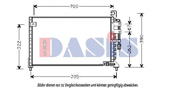 Конденсатор, кондиционер AKS DASIS 923145