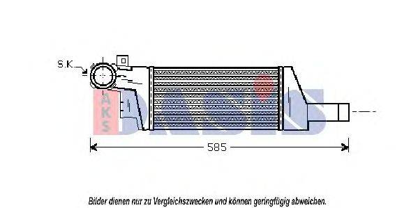 Интеркулер AKS DASIS 157014N