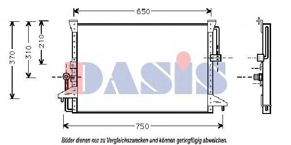 Конденсатор, кондиционер AKS DASIS 213620N