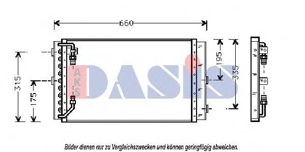 Конденсатор, кондиционер AKS DASIS 962131