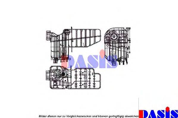 Компенсационный бак, охлаждающая жидкость AKS DASIS 274010N