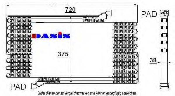 Конденсатор, кондиционер AKS DASIS 282999N