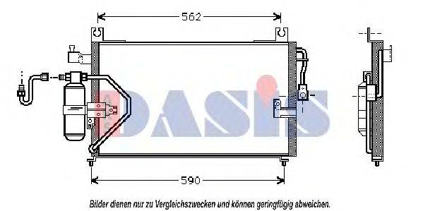 Конденсатор, кондиционер AKS DASIS 362220N