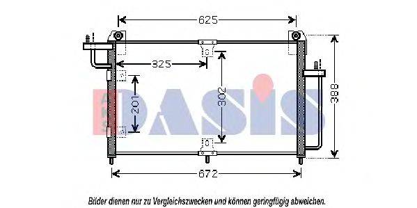 Конденсатор, кондиционер AKS DASIS 510064N