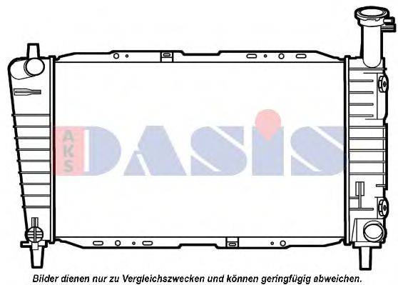 Радиатор, охлаждение двигателя AKS DASIS 520380N