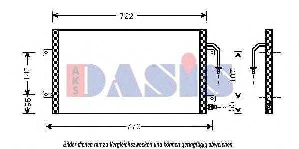 Конденсатор, кондиционер AKS DASIS 925364