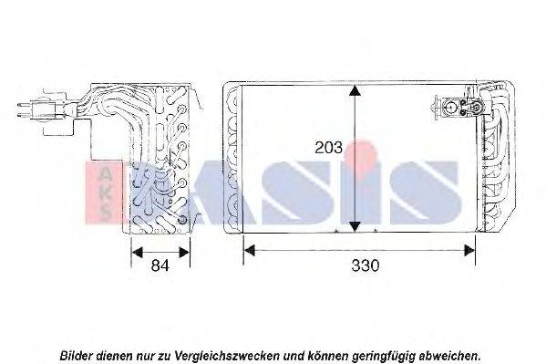 Испаритель, кондиционер AKS DASIS PEV346