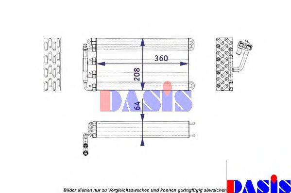 Испаритель, кондиционер AKS DASIS 820540N