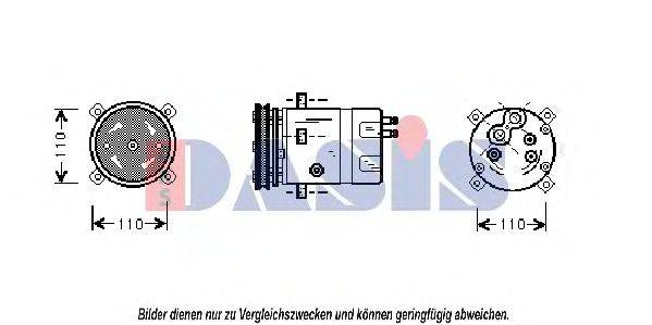 Компрессор, кондиционер AKS DASIS 850736N