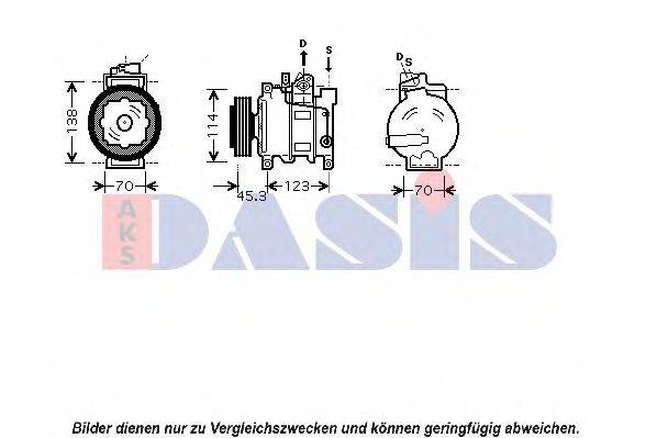 Компрессор, кондиционер AKS DASIS AIK276