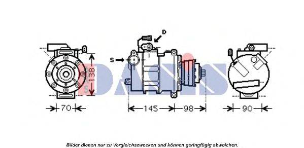 Компрессор, кондиционер AKS DASIS 851659N