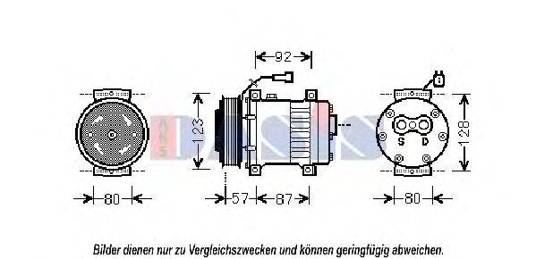 Компрессор, кондиционер AKS DASIS 851803N