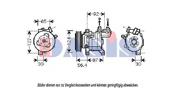 Компрессор, кондиционер AKS DASIS 851868N