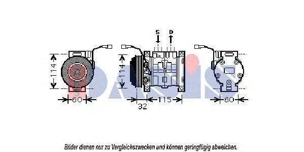 Компрессор, кондиционер AKS DASIS 851888N