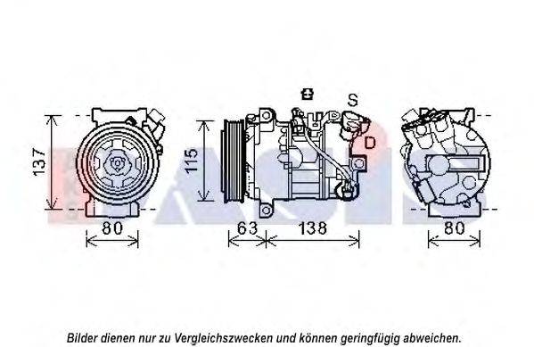 Компрессор, кондиционер AKS DASIS 852611N