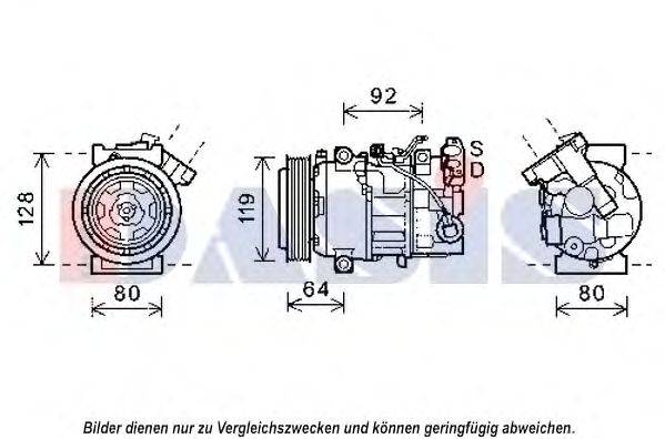 Компрессор, кондиционер AKS DASIS 852612N