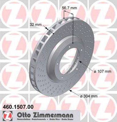 Тормозной диск ZIMMERMANN 460.1507.00