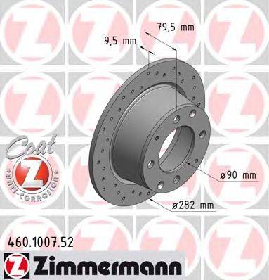 Тормозной диск ZIMMERMANN 460100752