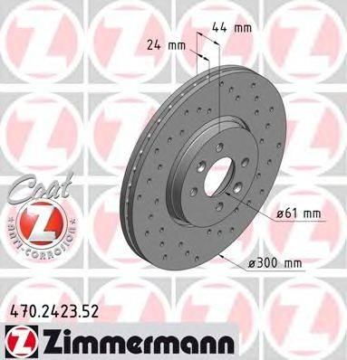 Тормозной диск ZIMMERMANN 470242352