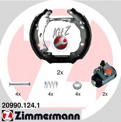 Комплект тормозных колодок ZIMMERMANN 20990.124.1
