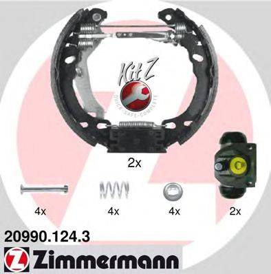 Комплект тормозных колодок ZIMMERMANN 20990.124.3