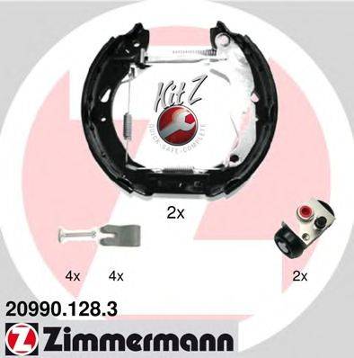 Комплект тормозных колодок ZIMMERMANN 209901283