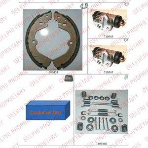 Комплект тормозных колодок DELPHI 1036