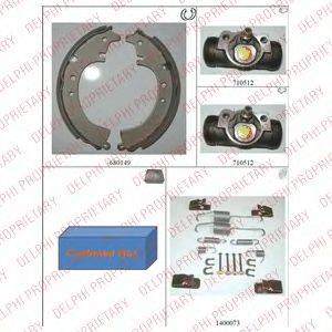 Комплект тормозных колодок DELPHI 821