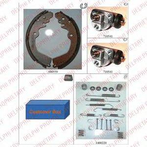 Комплект тормозных колодок DELPHI 916