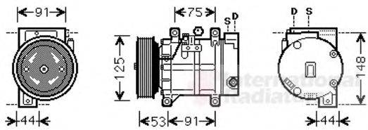 Компрессор, кондиционер SCHLIECKMANN 6013K259