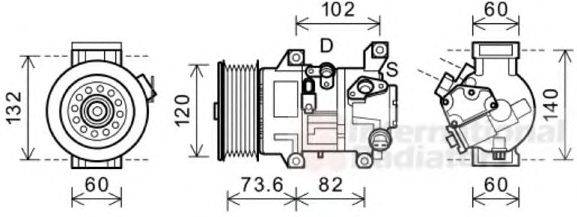 Компрессор, кондиционер SCHLIECKMANN 6053K610