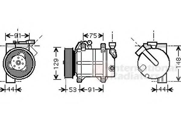 Компрессор, кондиционер SCHLIECKMANN 6013K307