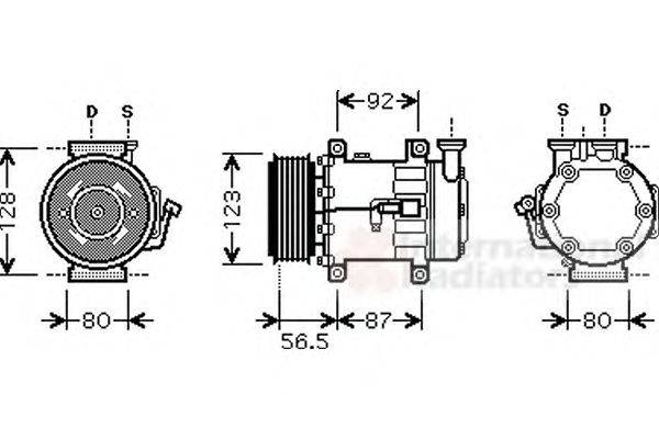 Компрессор, кондиционер SCHLIECKMANN 6018K432