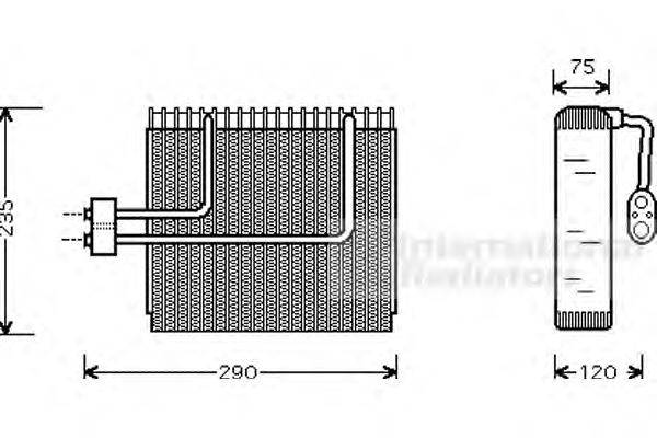 Испаритель, кондиционер SCHLIECKMANN 6082V002