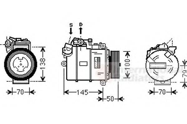 Компрессор, кондиционер SCHLIECKMANN 6006K388