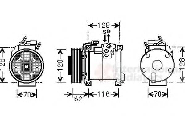 Компрессор, кондиционер SCHLIECKMANN 6007K109