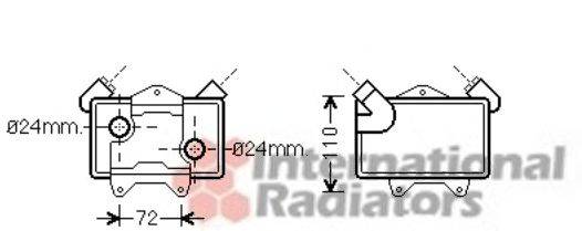 масляный радиатор, двигательное масло SCHLIECKMANN 60303477
