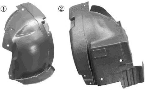 Обшивка, колесная ниша SCHLIECKMANN 606453