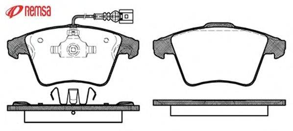 Комплект тормозных колодок, дисковый тормоз METZGER 1045.11B