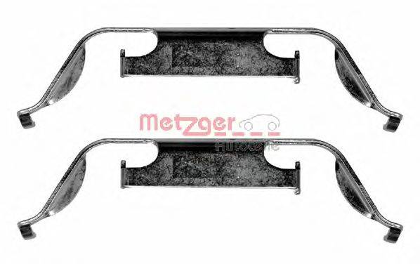 Комплектующие, колодки дискового тормоза METZGER 109-1222