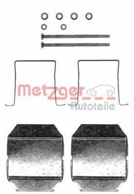 Комплектующие, колодки дискового тормоза METZGER 109-1237