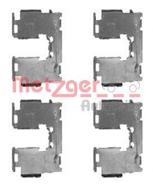 Комплектующие, колодки дискового тормоза METZGER 109-1760